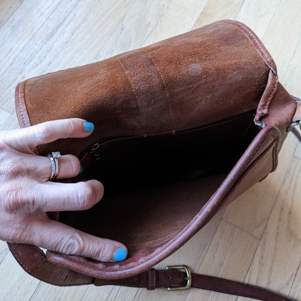 Vintage Coach Messenger Bag Crossbody Bag - Picture 5 of 8